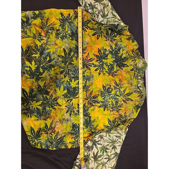 Quack Neru Collar Short Sleeve Buttondown Artisan Made Shirt Size 2XL Tall - Picture 5 of 7